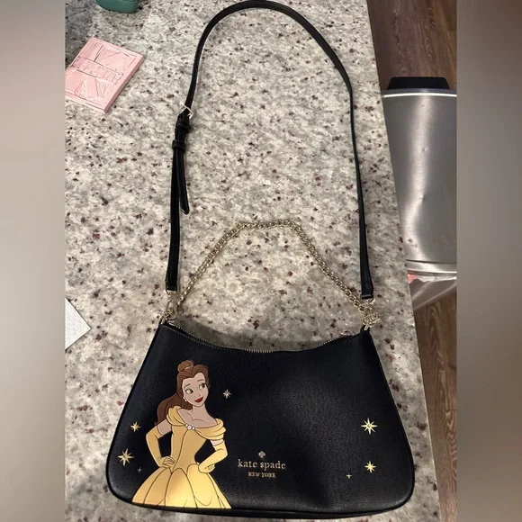 Kate Spade x Disney Beauty and the Beast Belle Shoulder Bag - Picture 2 of 7